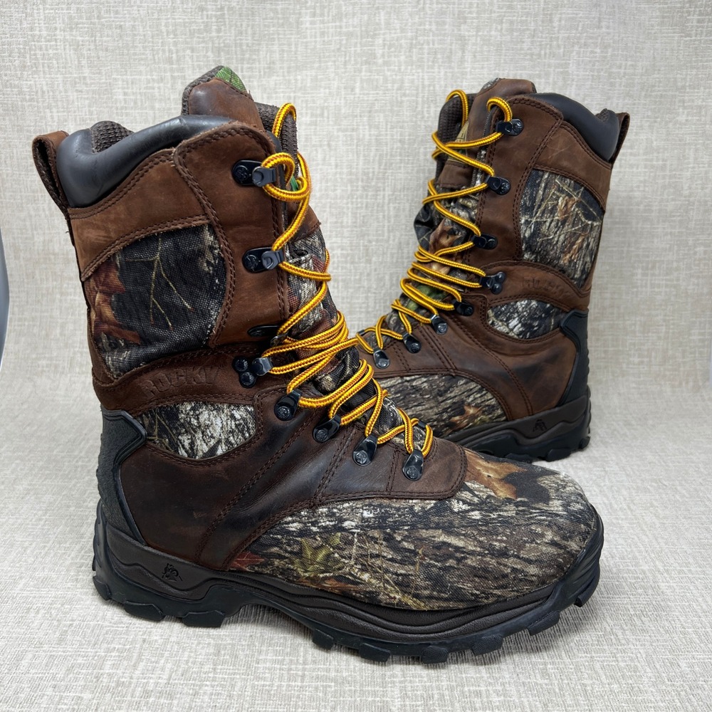 Rocky Sport Utility Max Insulated Waterproof Boots Men 11W Camo 1000G Thinsulate